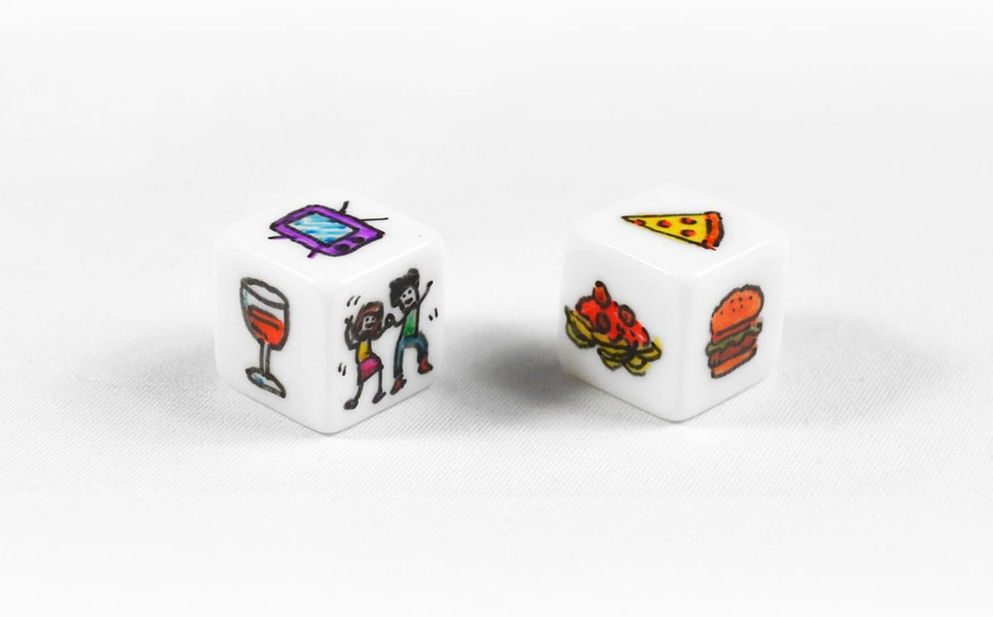 50 pcs16mm Blank Board Game Dice
