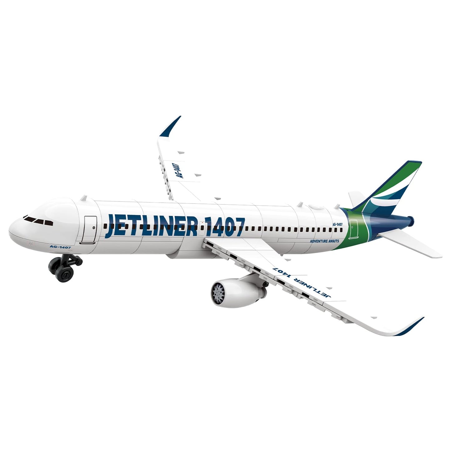 Jetliner Building Block Set - 133 Pcs