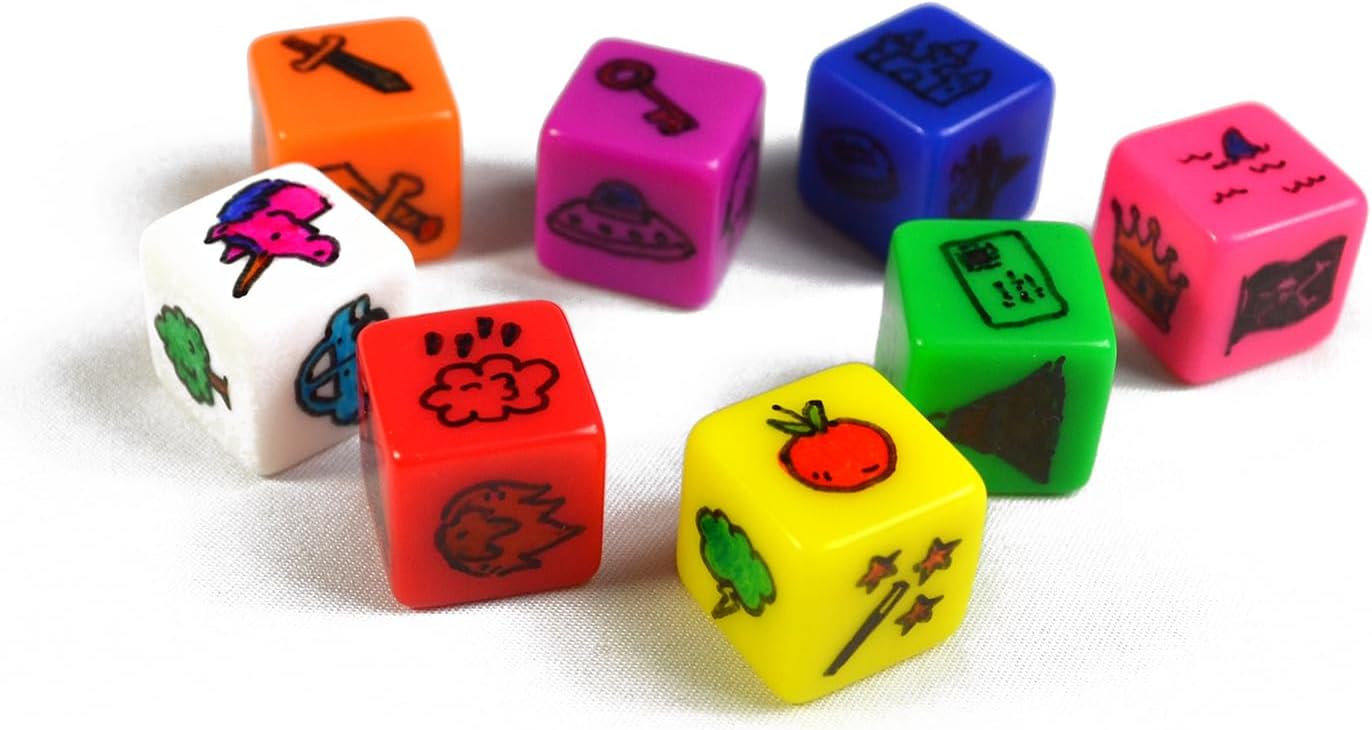 60 pcs 16mm Blank Board Game Dice
