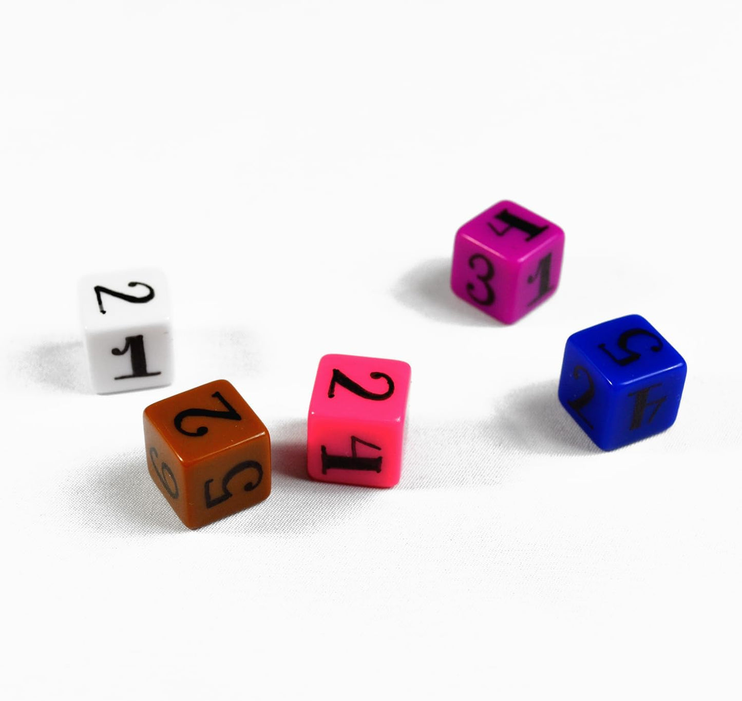 60 pcs 16mm Blank Board Game Dice
