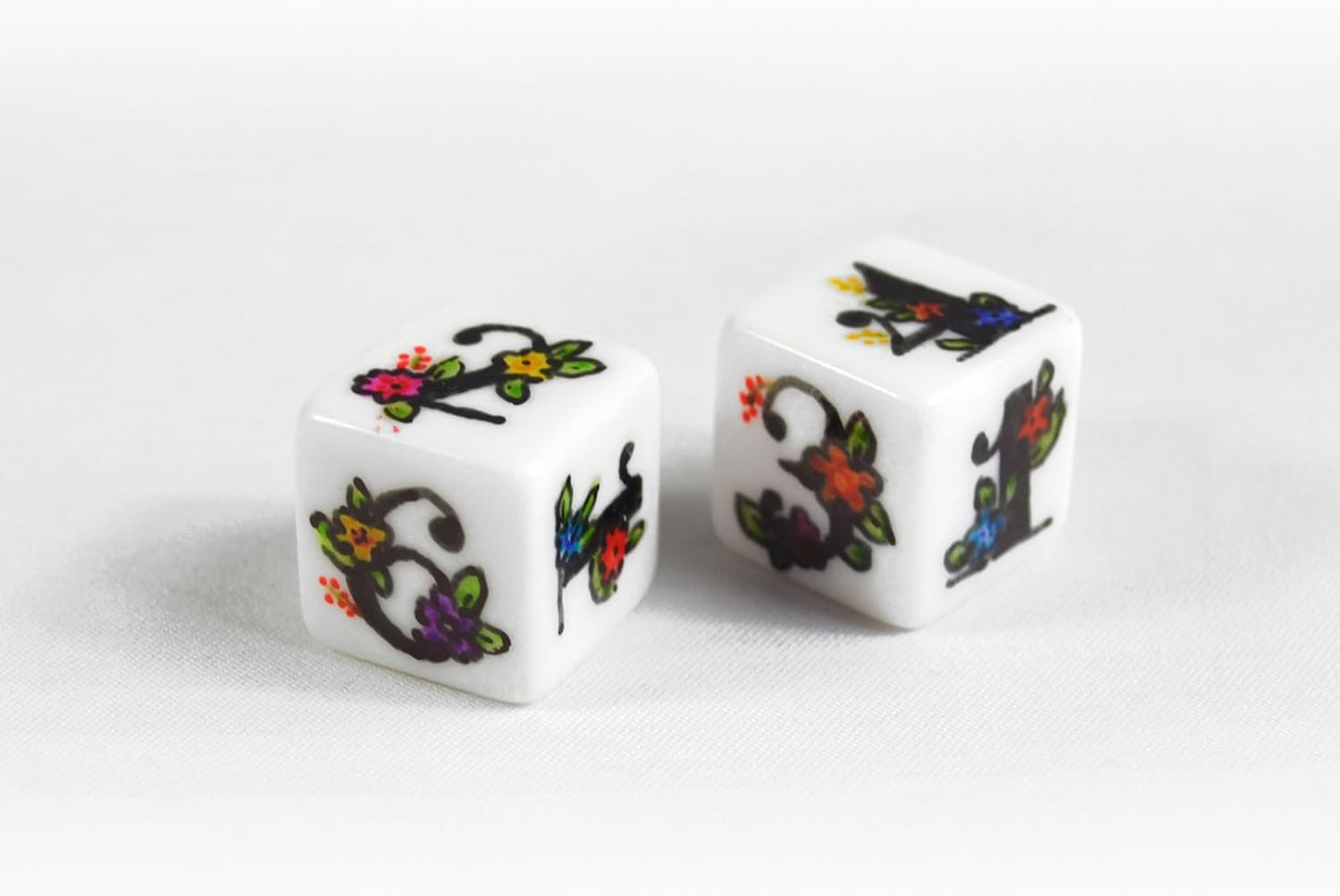 50 pcs16mm Blank Board Game Dice