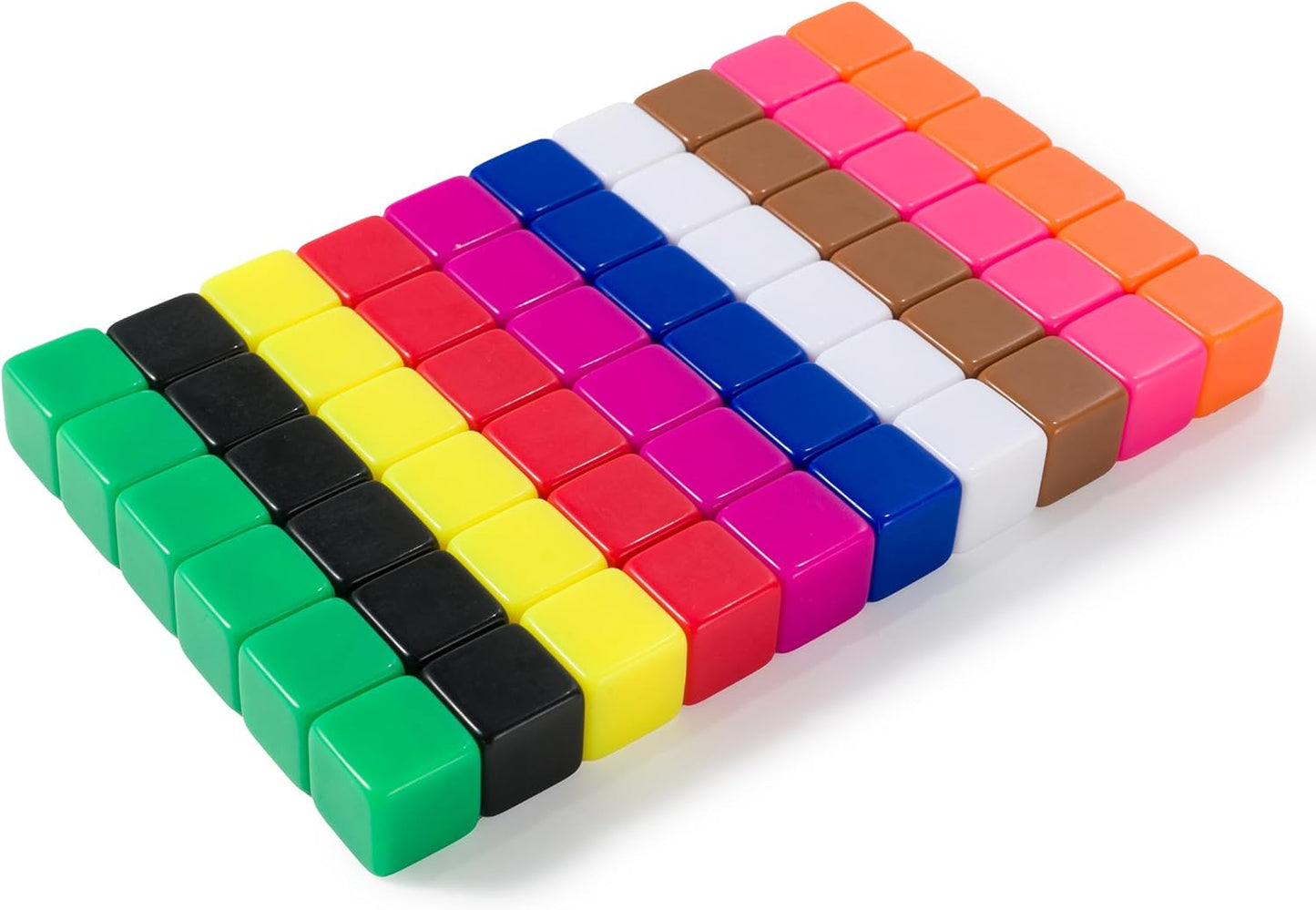 60 pcs 16mm Blank Board Game Dice