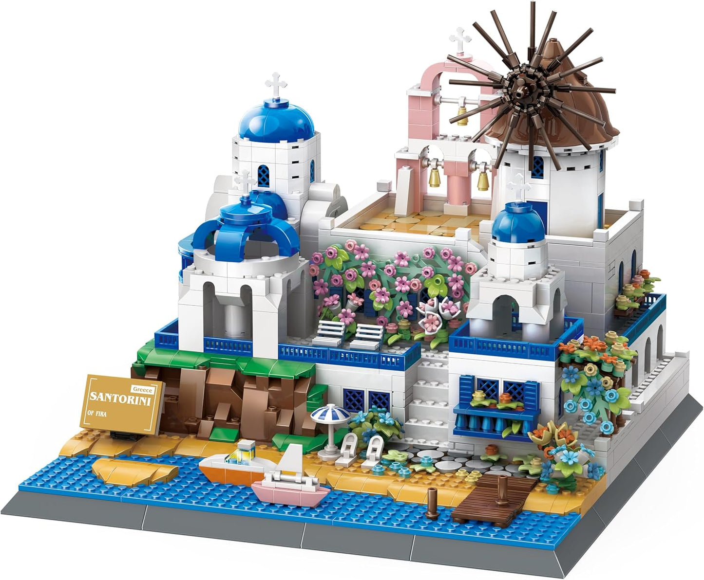 Santorini Building Block Set - 1372 Pieces