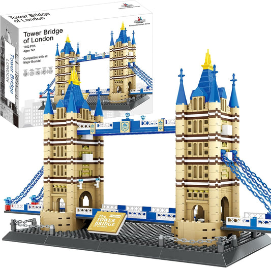 London Tower Bridge Building Block Set - 1,052 Pieces
