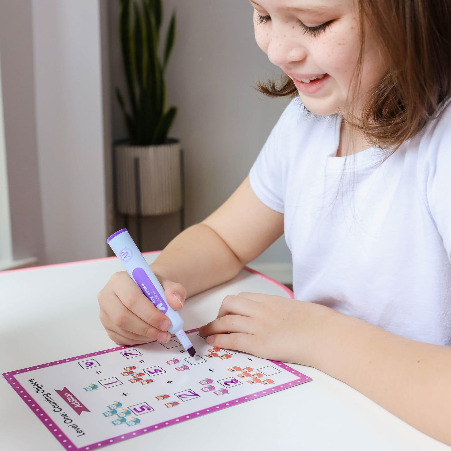 Reusable Dry Erase Addition & Subtraction Cards - Math Learning Made Easy!