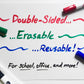 Reusable Dry Erase Full Size Sheets 8" x 10"