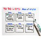 Reusable Dry Erase Full Size Sheets 8" x 10"