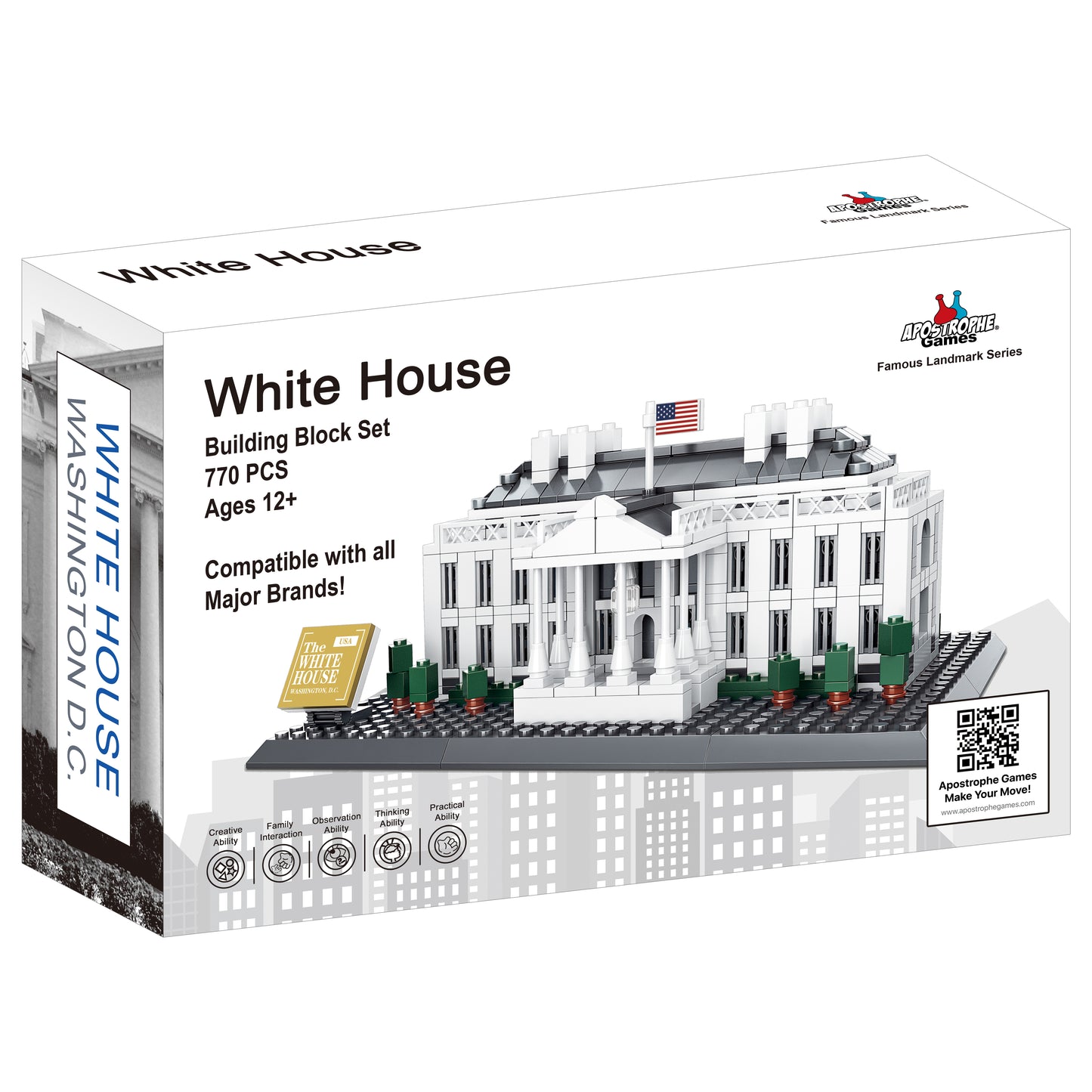 White House Building Block Set - 770 Pieces