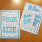 180 Poker Size Blank Playing Cards - Uncoated Cards