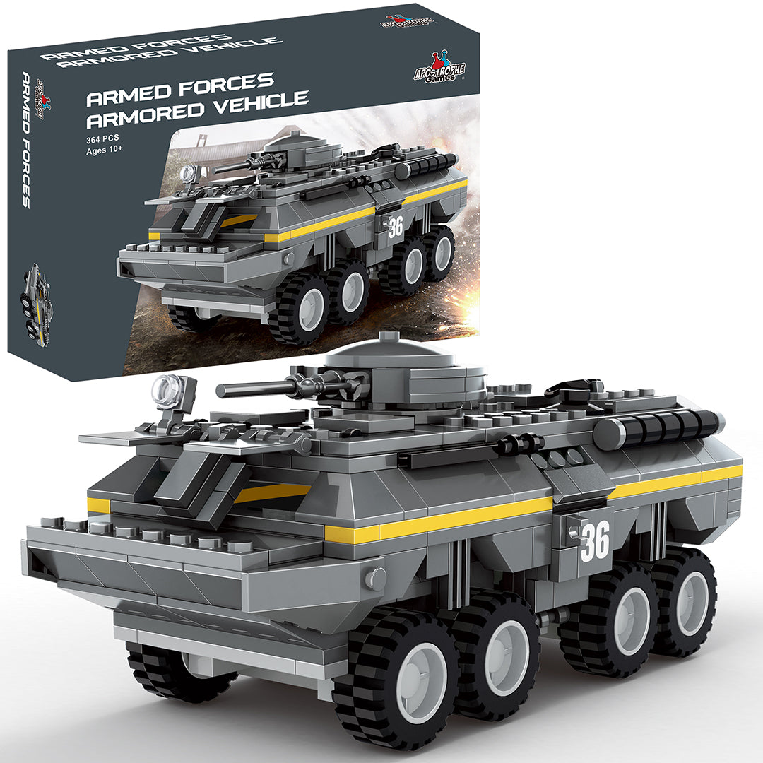 Armored Tank Vehicle Building Block Set
