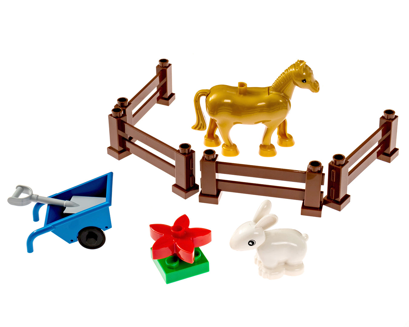 Farm Animals Building Block Set - 24 Pieces