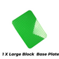 Green Building Block Base Plate
