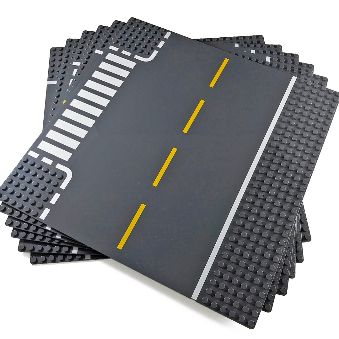 Lego Straight Road Base Plates Lego Vintage Town Green Baseplate