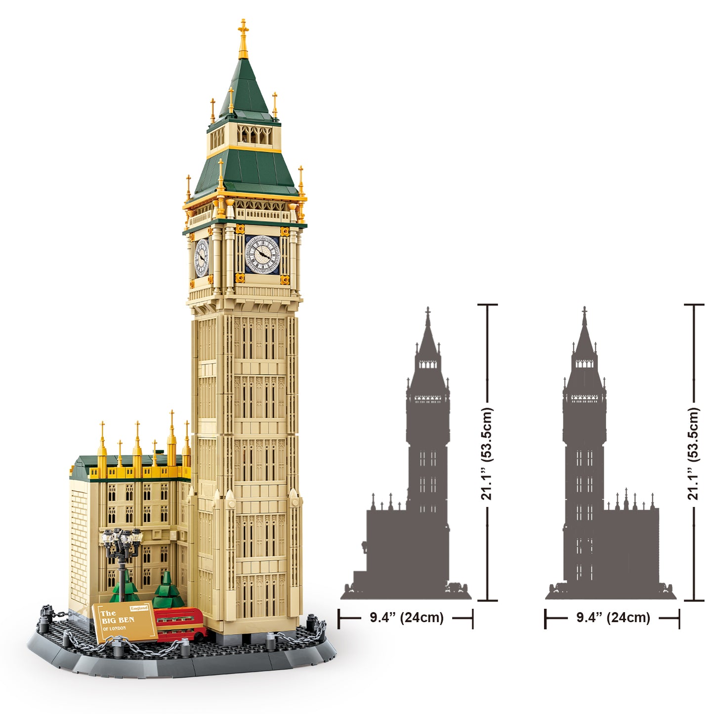 Big Ben Building Block Set - 1,664 Pieces