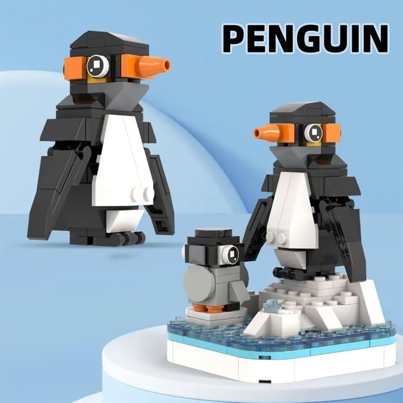 Majestic Birds Model Building Block Kit - 876 Pieces - Six Unique Bird Models