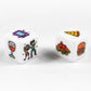 50 pcs16mm Blank Board Game Dice
