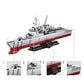 Navy Destroyer Building Block Set – 612 Pieces