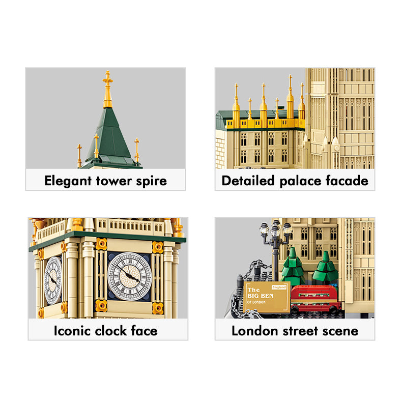 Big Ben Building Block Set - 1,664 Pieces
