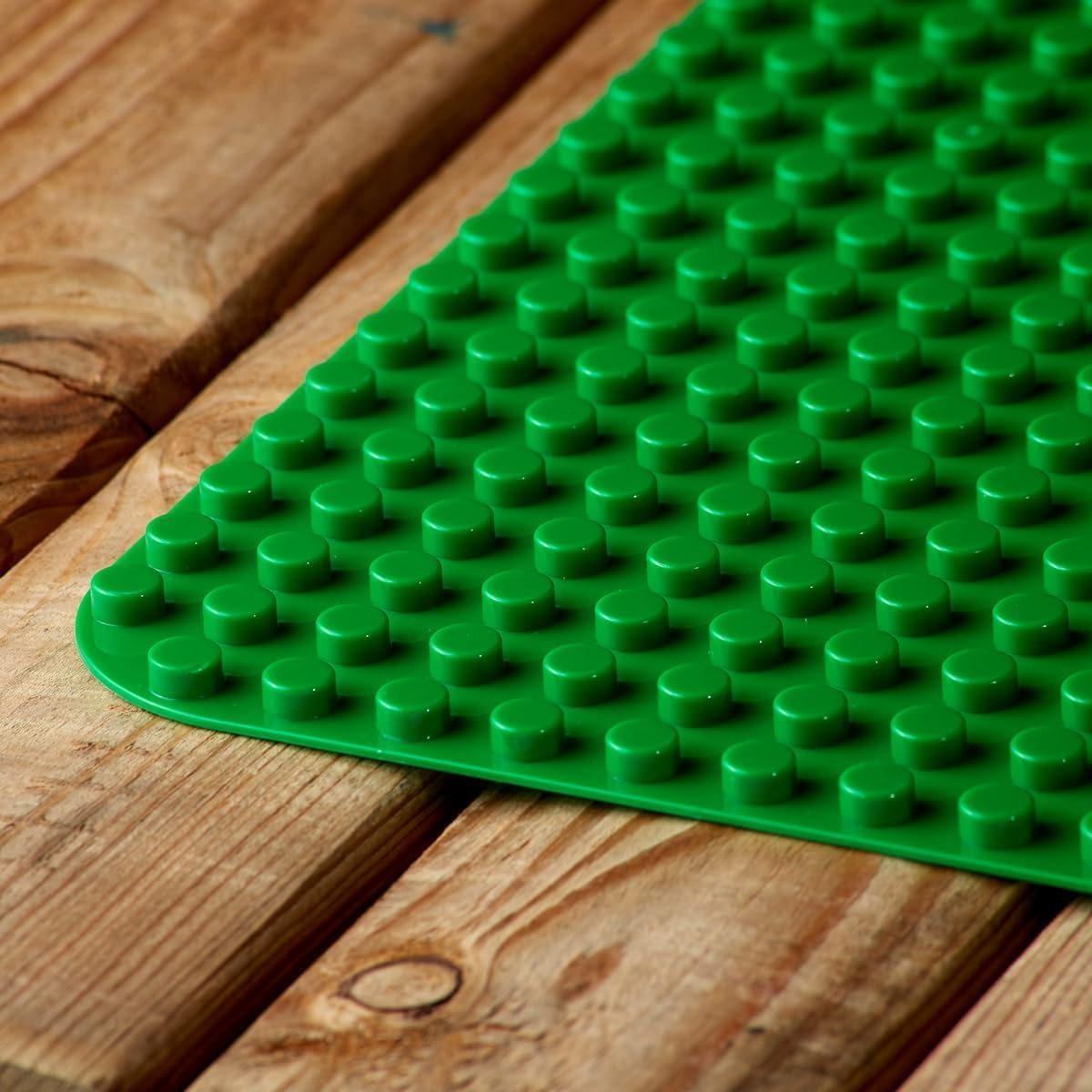 Green Building Block Base Plates - 4 Pack