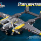 P-38 Lightning Building Block Set - 937 Pieces