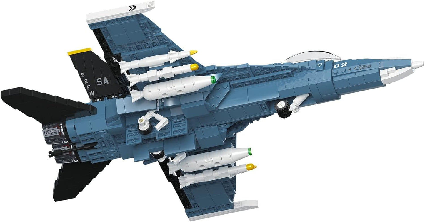 F/A-18 Hornet Fighter Jet Building Block Set - 772 Pcs