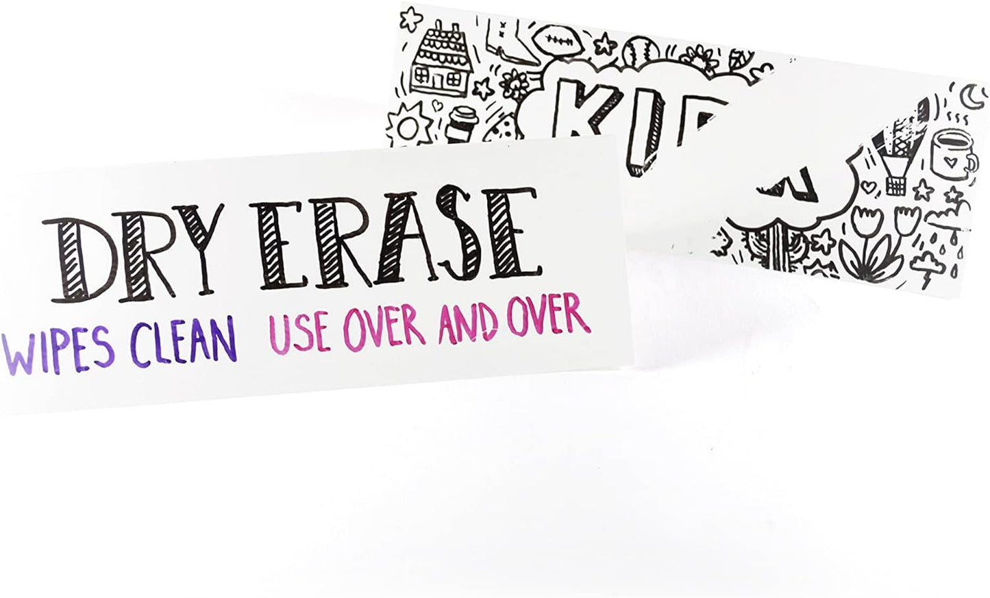 Reusable Dry Erase Name Tent Cards - 100 Card Pack