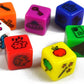 60 pcs 16mm Blank Board Game Dice