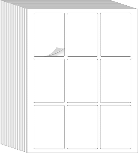 Blank Poker Size Stickers for Playing Cards - Print Your Playing Cards