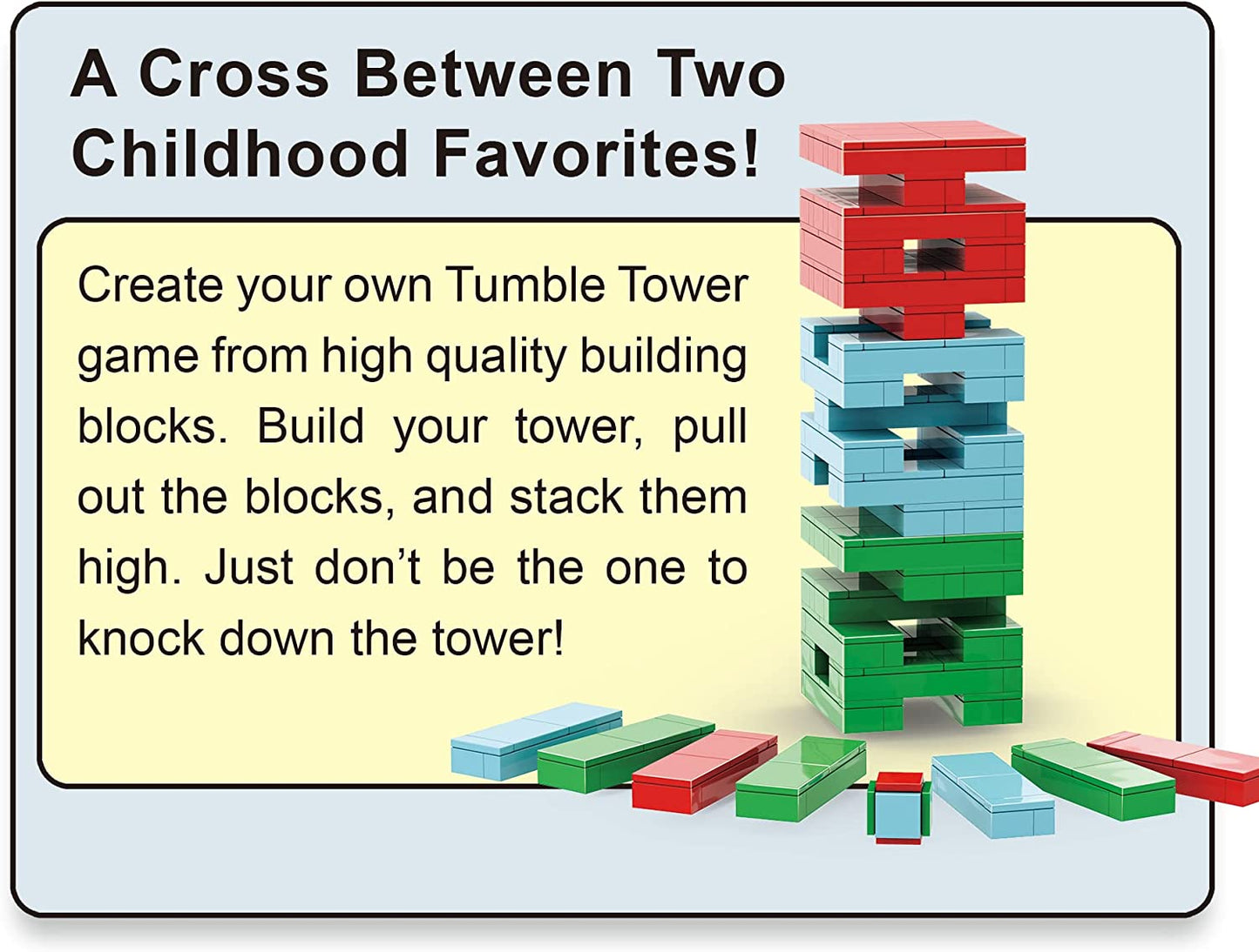 Tumble Tower Building Block Set - 349 Pieces