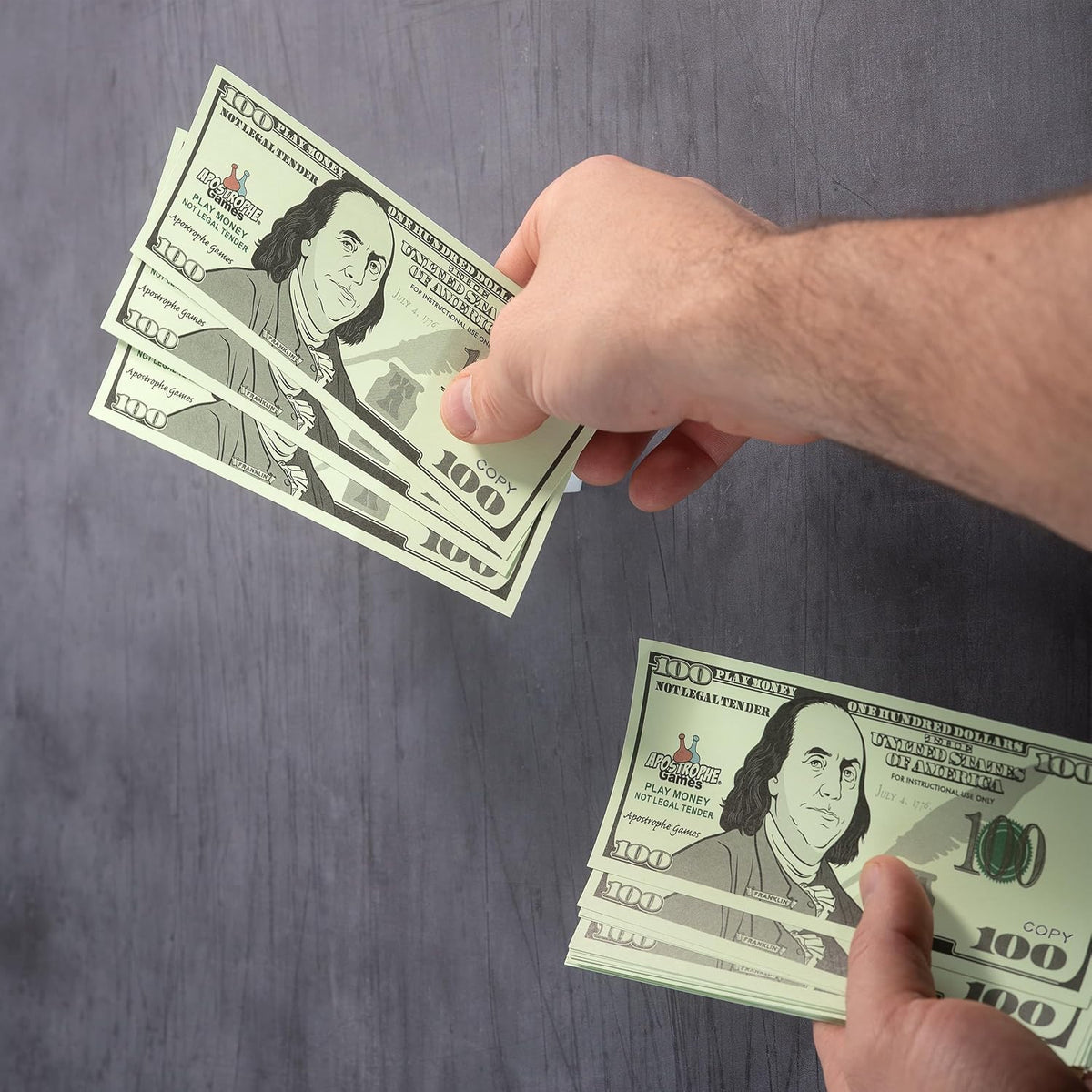 Play Money - 200Pcs $100 Bills Pretend Money for Kids, Kids Banking Toy