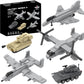 5 Military Building Block Sets (A-10 Thunderbolt II, F-4 Phantom II, M109 Paladin, M1128 Stryker, & V-22 Osprey) - 901 Pieces