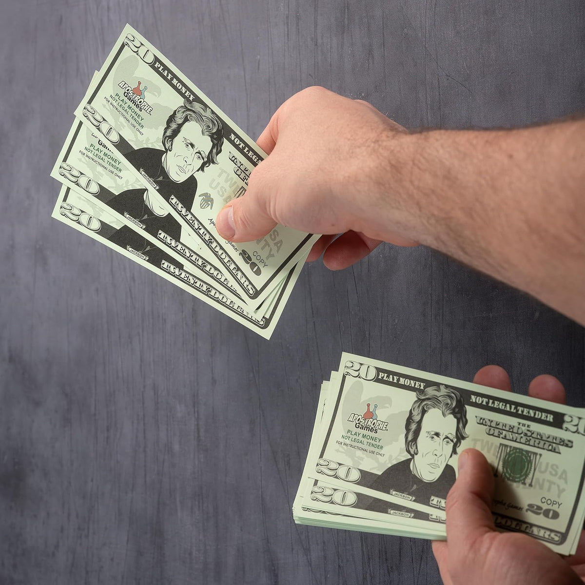 Play Money - 200Pcs $20 Bills Pretend Money for Kids, Banking Toy