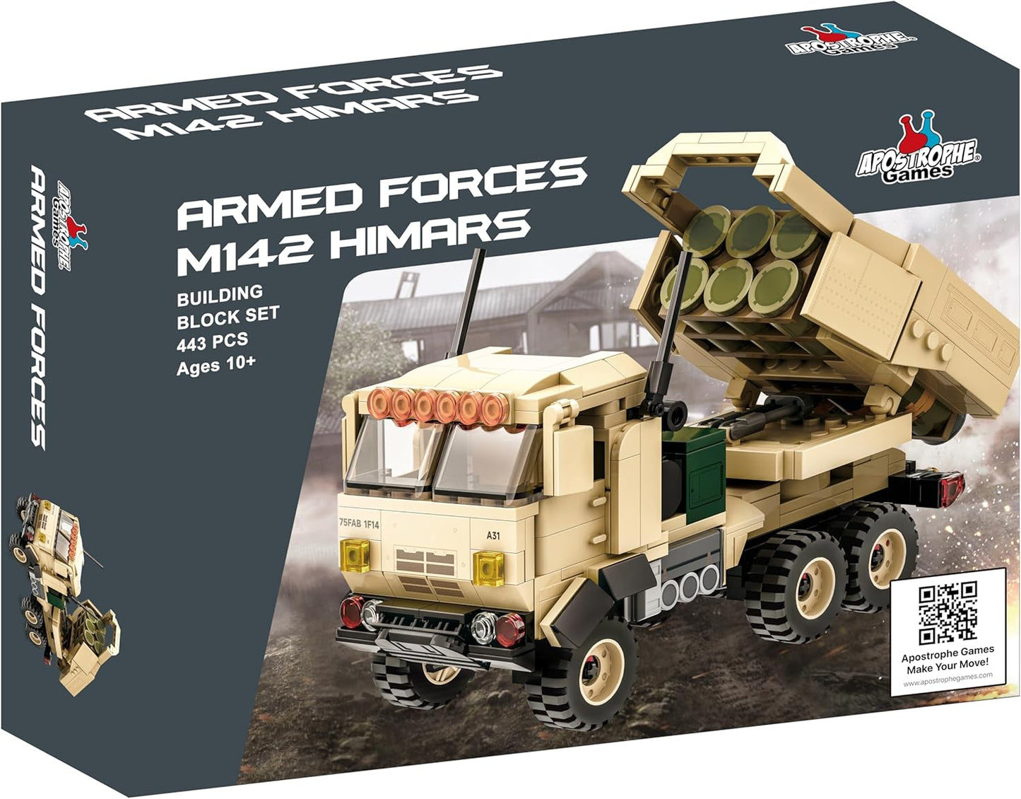 Apostrophe Games M142 HIMARS Building Block Set - 443Pcs
