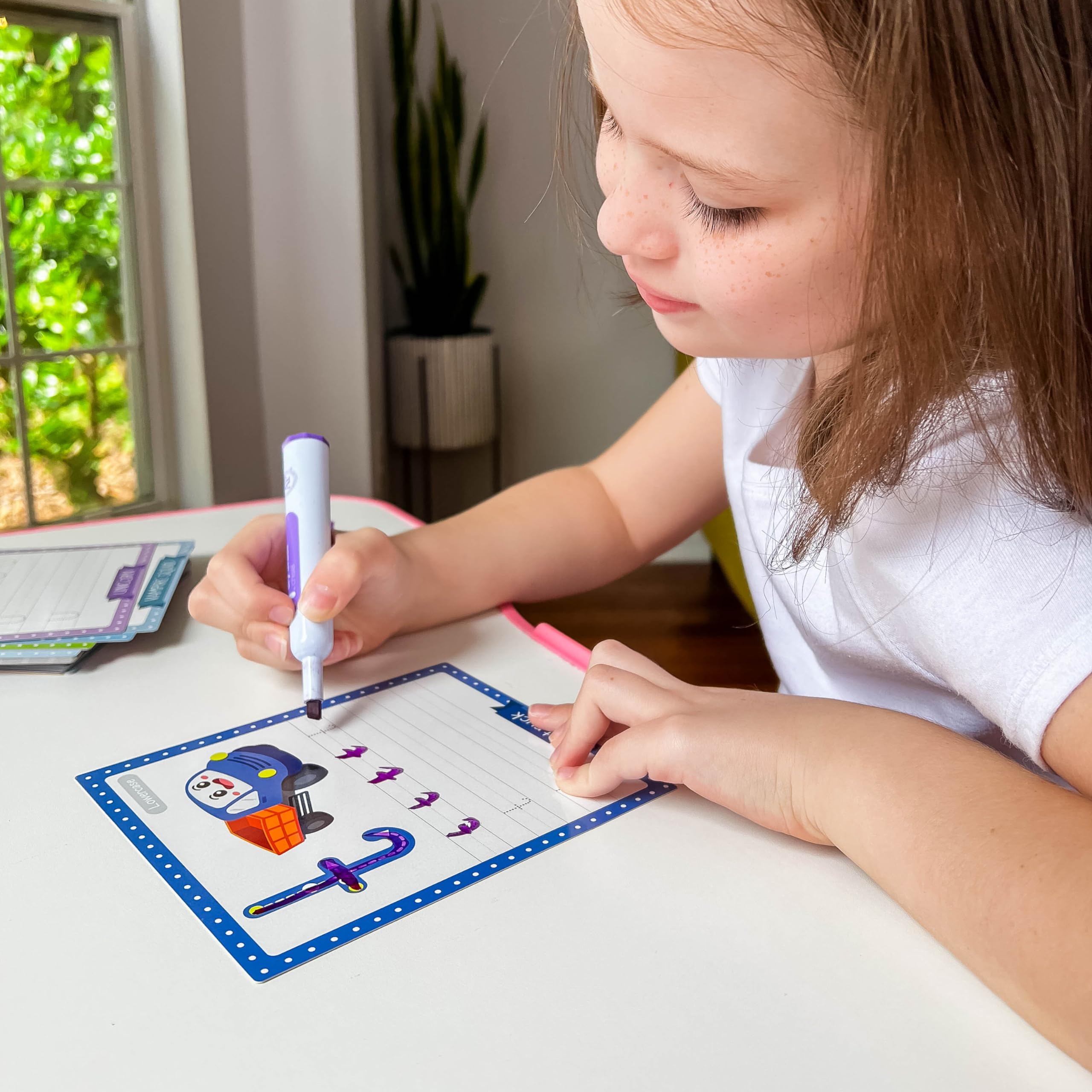 Erasing Writing Abc Reusable Dry Erase Alphabet & Number Tracing Cards - Learning to Write ...