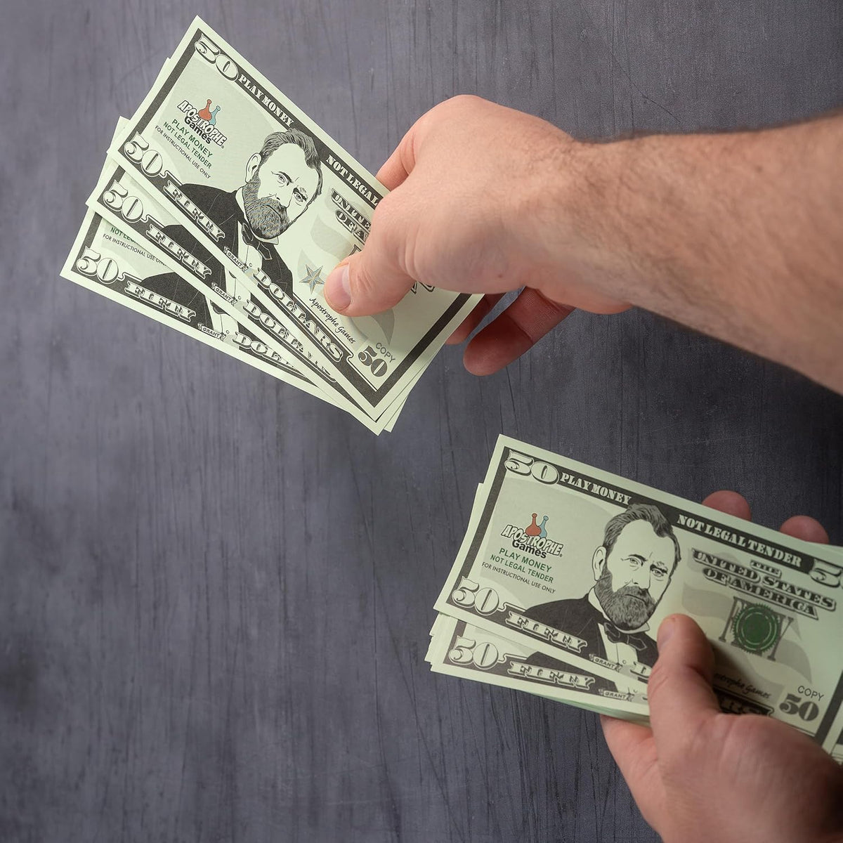 Play Money - 200Pcs $50 Bills Pretend Money for Kids, Banking Toy