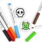52 Dry Erase Circle Tokens - Reusable Board Game Pieces