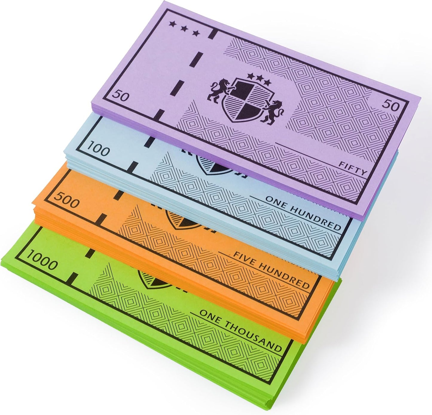 Opoly Play Money – 520 Bills Total