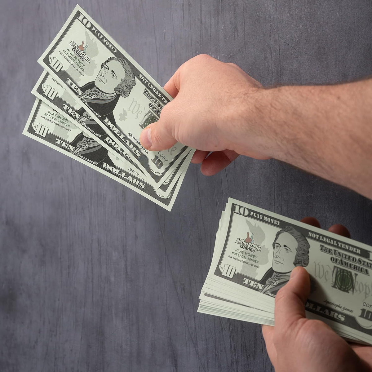 Play Money - 200Pcs $10 Bills Pretend Money for Kids, Banking Toy