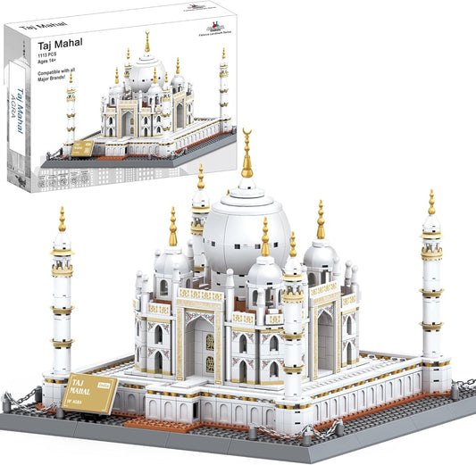 Taj Mahal Building Block Set - 1,113 Pieces