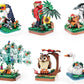 Majestic Birds Model Building Block Kit - 900 Pieces - Six Unique Bird Models