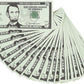 Play Money - 200Pcs $5 Bills Pretend Money for Kids, Banking Toy