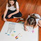 Fine Point Dry Erase Markers - 12 Colors