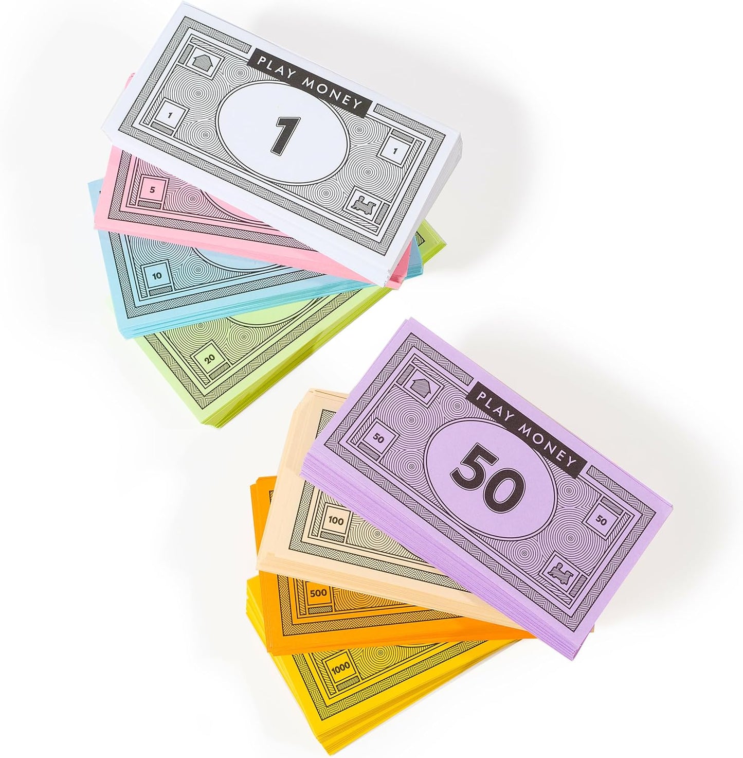 Opoly Play Money – 520 Bills Total
