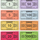 Opoly Play Money – 520 Bills Total