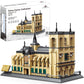 Notre-Dame Cathedral Building Block Set - 1382 Pieces