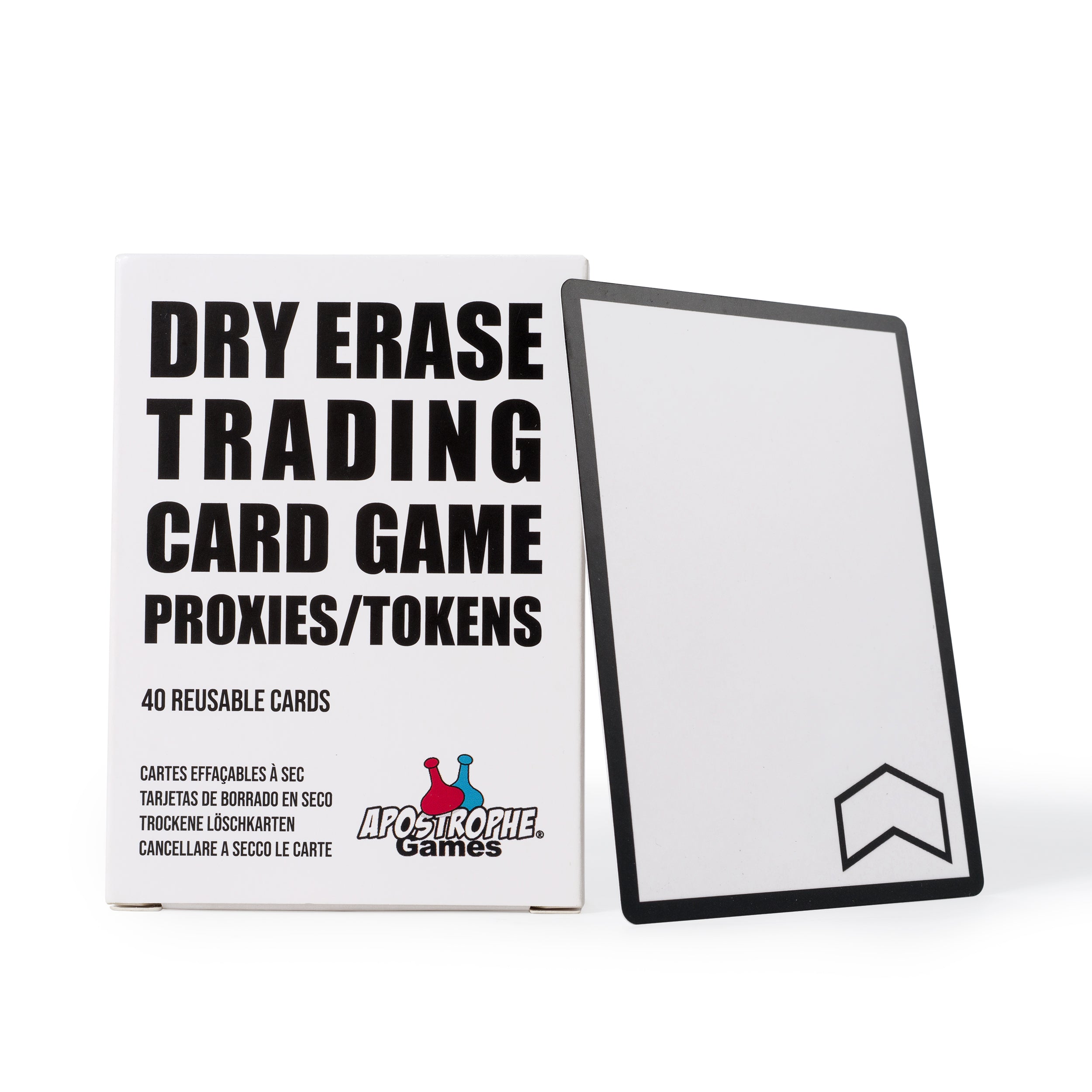 Apostrophe Games Dry Erase MTG Tokens Set of 40 Cards Reusable Proxies/Tokens for Trading Card Games