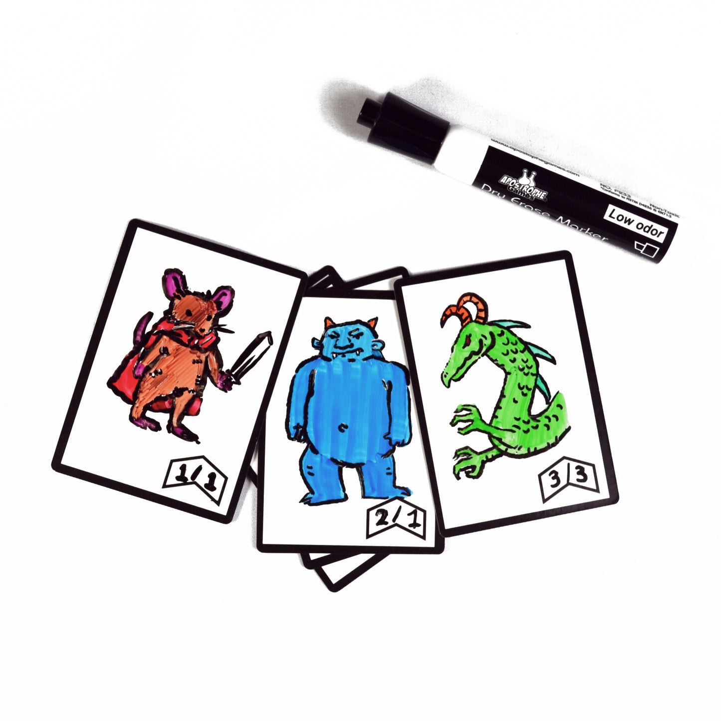 Dry Erase MTG Tokens - 40 Cards