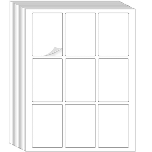 Blank Poker Size Stickers for Playing Cards - Print Your Playing Cards