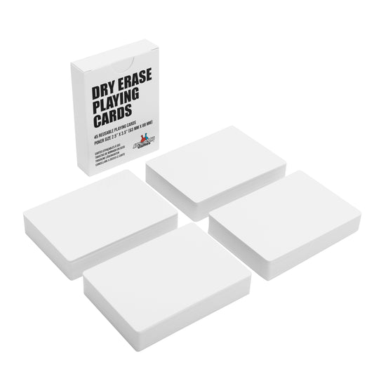 180 Poker Size Dry Erase Reusable Playing Cards