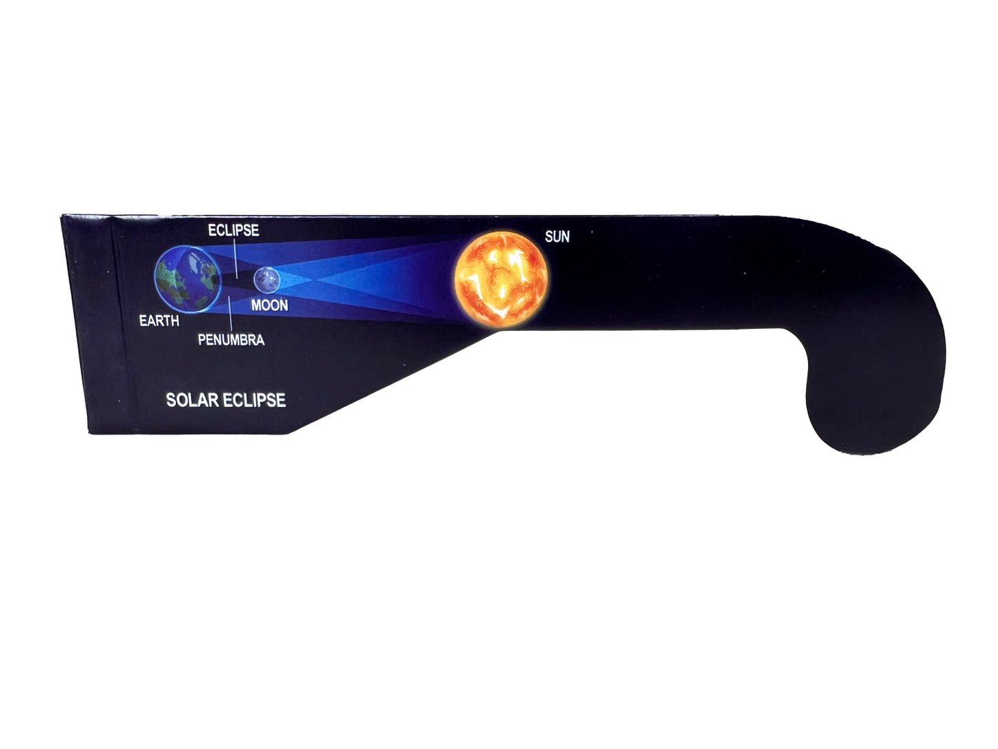 Solar Eclipse Paper Glasses - 6 Pack - Safe Glasses for Direct Sun Viewing, Meets Requirements of ISO 12312-2